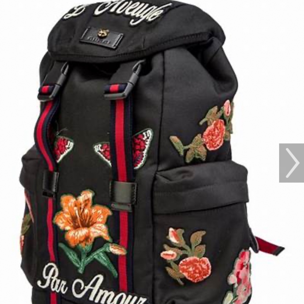 Gucci L’Aveugle Par Amour Tiger Tech Backpack